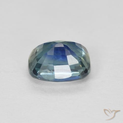 Sapphire Gemstone in 6.1 x 4.6 mm Size for Sale, Sapphire Stone in Greenish Blue Color