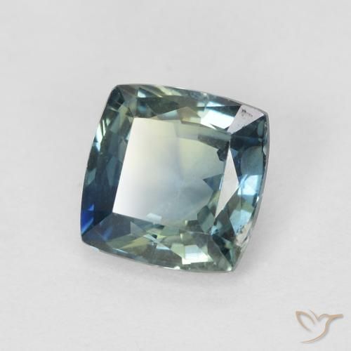 0.91 ct Blue Sapphire Stone, Natural Sapphire in Cushion-Cut Shape for Sale