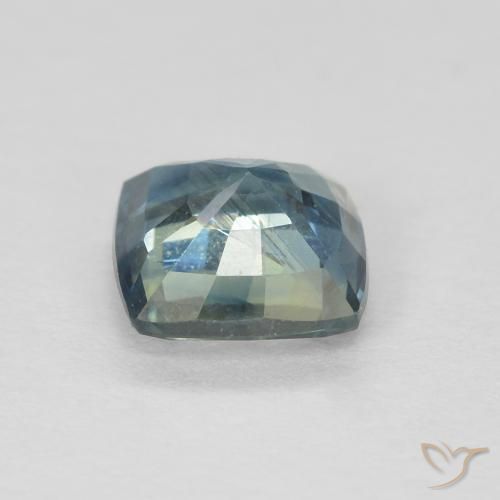 Sapphire Gemstone in 5.4 x 5.4 mm Size for Sale, Sapphire Stone in Greenish Blue Color