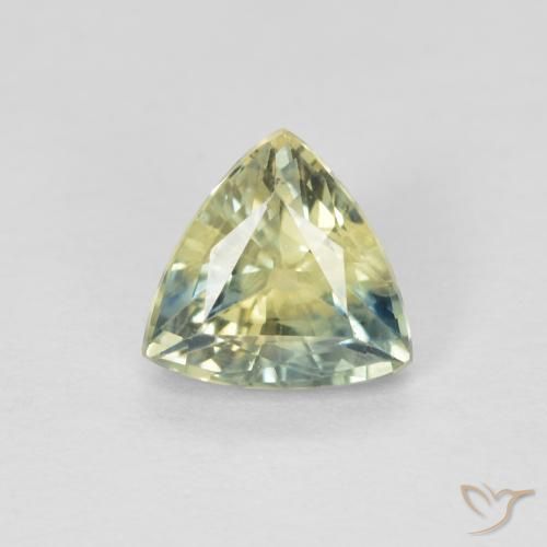 0.92ct Natural Multicolor Sapphire, Trillion, VS