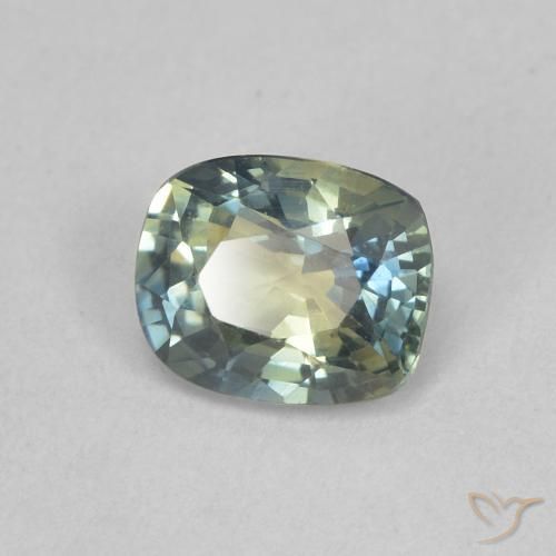 0.77 ct Blue Sapphire Stone, Natural Sapphire in Cushion-Cut Shape for Sale