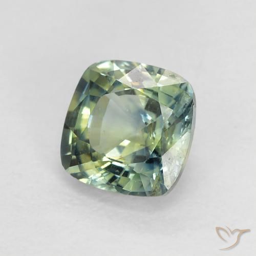 0.89 ct Blue Sapphire Stone, Natural Sapphire in Cushion-Cut Shape for Sale