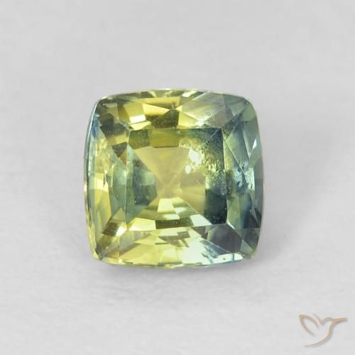 0.87ct Natural Multicolor Sapphire, Cushion, VS