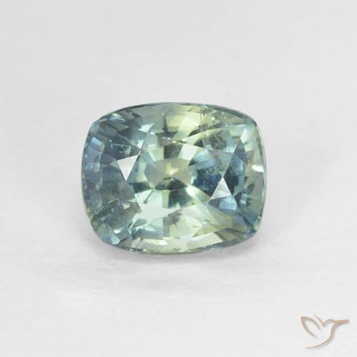 1.27ct Natural Multicolor Sapphire, Cushion, VVS-VS