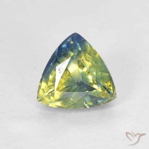 0.82ct Natural Multicolor Sapphire, Trillion, VS