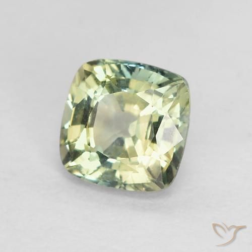 0.90 ct Multicolor Sapphire Stone, Natural Sapphire in Cushion-Cut Shape for Sale