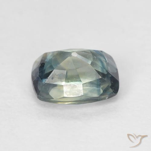 Sapphire Gemstone in 6.1 x 4.6 mm Size for Sale, Sapphire Stone in Greenish Blue Color