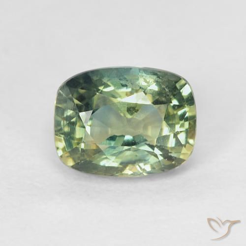 1.30ct Natural Multicolor Sapphire, Cushion, VVS-VS