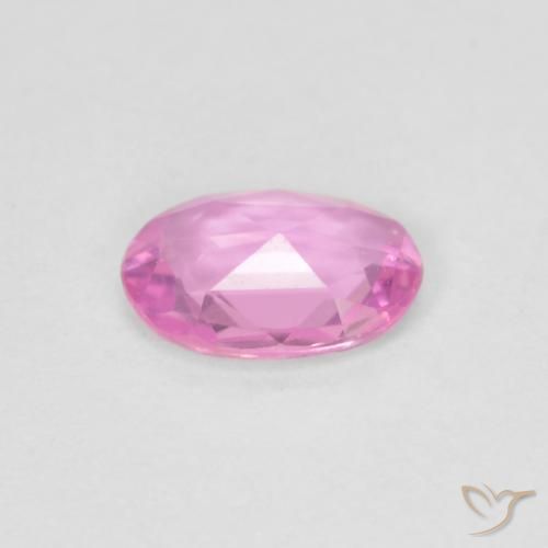 Sapphire Gemstone in 6 x 4 mm (calibrated) Size for Sale, Sapphire Stone in Intense Pink Color