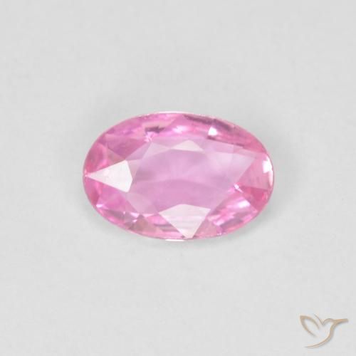 0.40ct Natural Intense Pink Sapphire, Oval, VVS