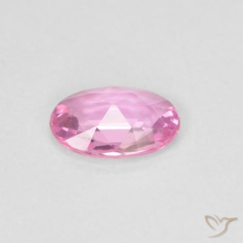 Sapphire Gemstone in 6 x 4 mm (calibrated) Size for Sale, Sapphire Stone in Intense Pink Color