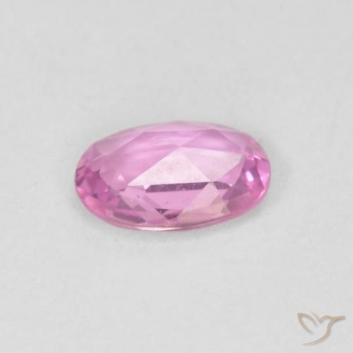 Sapphire Gemstone in 6 x 4 mm (calibrated) Size for Sale, Sapphire Stone in Purple Pink Color
