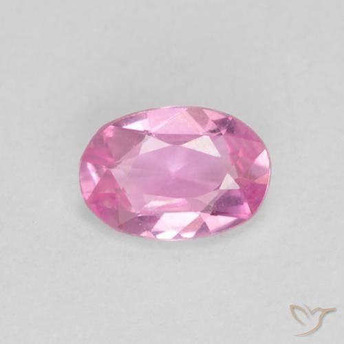0.48ct Natural Hot Pink Sapphire, Oval, VVS