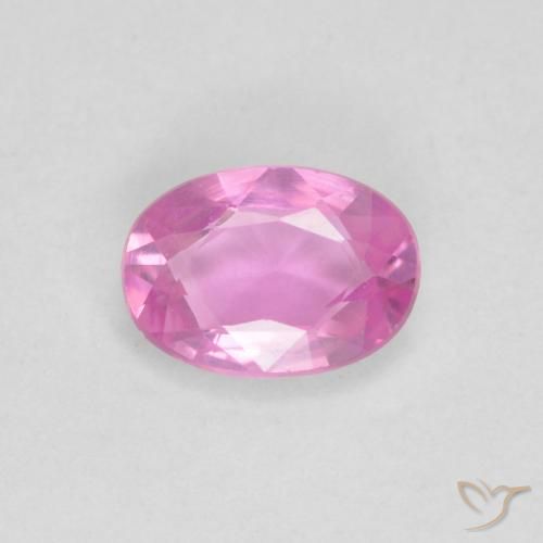 0.52ct Natural Hot Pink Sapphire, Oval, VVS