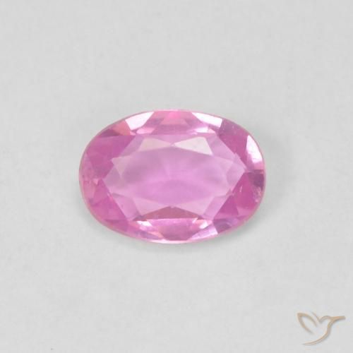 0.46ct Natural Pink Sapphire, Oval, VVS