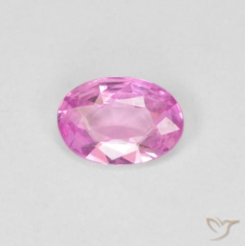 0.37ct Natural Light Royal Purple Pink Sapphire, Oval, VVS