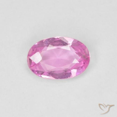 0.45ct Natural Pink Sapphire, Oval, VVS