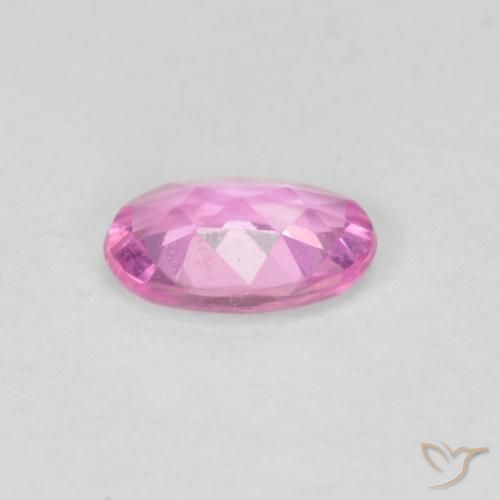 Sapphire Gemstone in 6 x 4 mm (calibrated) Size for Sale, Sapphire Stone in Hot Pink Color