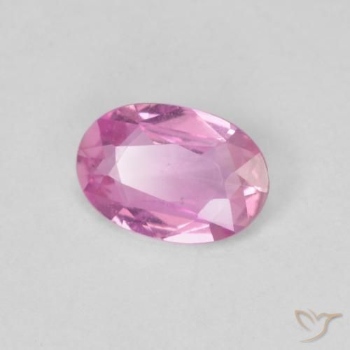 0.38 ct Purple Sapphire Stone, Natural Sapphire in Oval Facet Shape for Sale