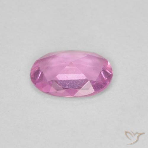 Sapphire Gemstone in 6 x 4 mm (calibrated) Size for Sale, Sapphire Stone in Purple-Pink Color