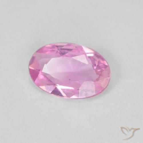 0.40 ct Purple Sapphire Stone, Natural Sapphire in Oval Facet Shape for Sale