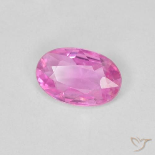 0.36 ct Purple Sapphire Stone, Natural Sapphire in Oval Facet Shape for Sale