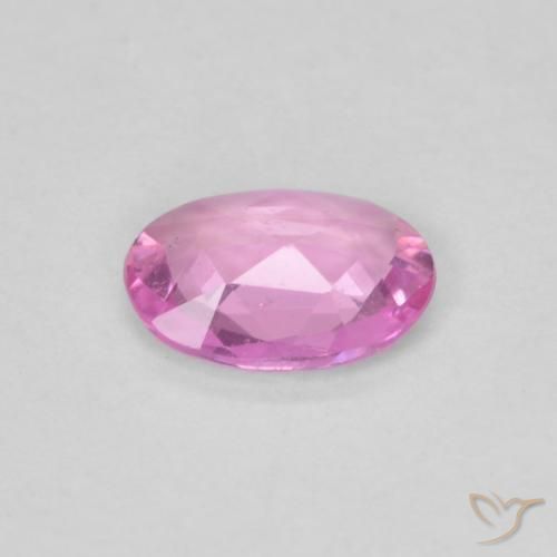 Sapphire Gemstone in 6 x 4 mm (calibrated) Size for Sale, Sapphire Stone in Purple-Pink Color