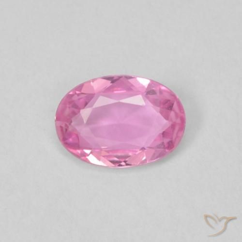 0.40ct Natural Medium Pink Sapphire, Oval, VVS