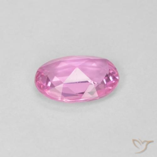 Sapphire Gemstone in 6 x 4 mm (calibrated) Size for Sale, Sapphire Stone in Medium Pink Color