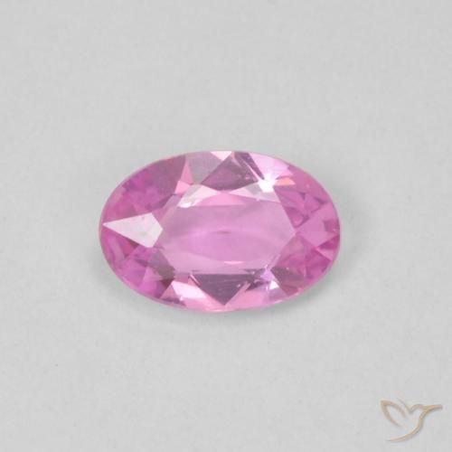 0.41ct Natural Medium Pink Sapphire, Oval, VVS