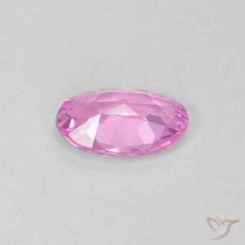 Sapphire Gemstone in 6 x 4 mm (calibrated) Size for Sale, Sapphire Stone in Medium Pink Color