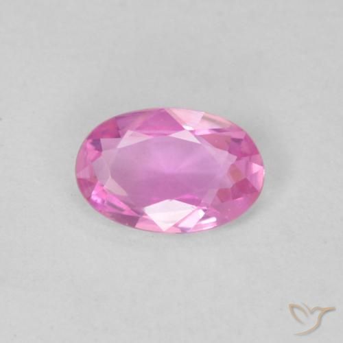 0.39ct Natural Royal Purple Pink Sapphire, Oval, VVS