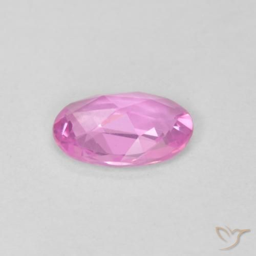 Sapphire Gemstone in 6 x 4 mm (calibrated) Size for Sale, Sapphire Stone in Royal Purple Pink Color