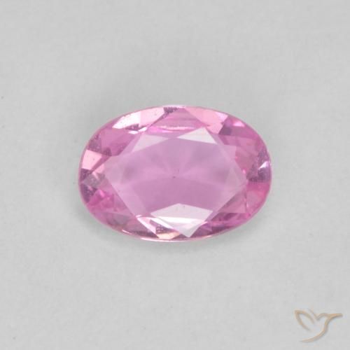 0.46ct Natural Medium Pink Sapphire, Oval, VVS