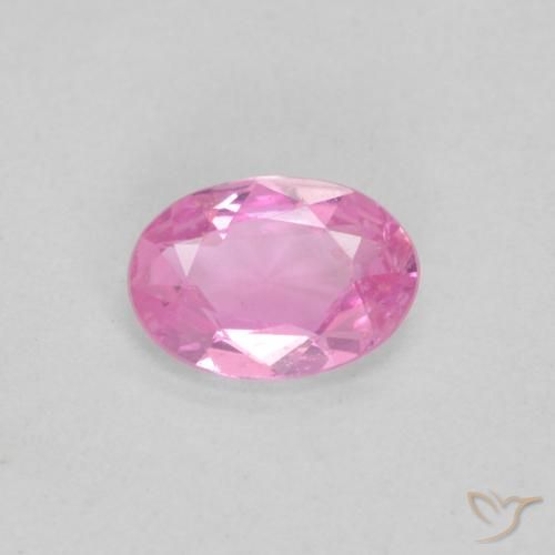 0.38ct Natural Royal Purple Pink Sapphire, Oval, VVS