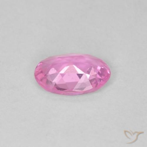 Sapphire Gemstone in 5.7 x 4 mm Size for Sale, Sapphire Stone in Royal Purple Pink Color