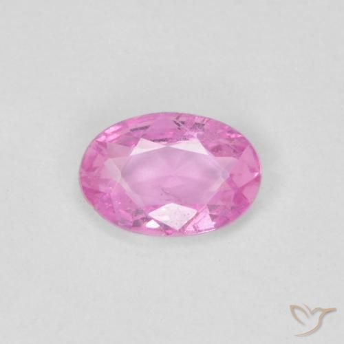 0.36ct Natural Royal Purple Pink Sapphire, Oval, VVS