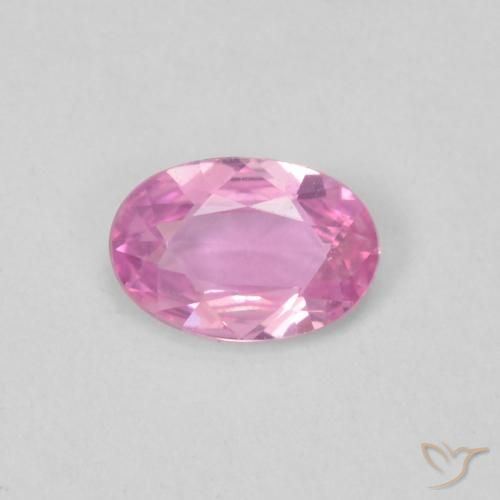 0.36ct Natural Deep Pink Sapphire, Oval, VVS