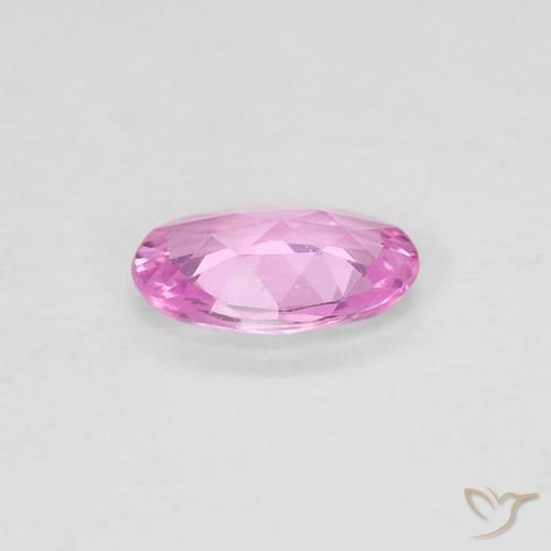 Sapphire Gemstone in 5.7 x 3.9 mm Size for Sale, Sapphire Stone in Light Pink Color