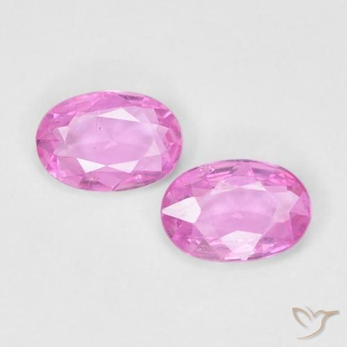 0.72ctw Natural Hot Pink Sapphire, Oval, VS