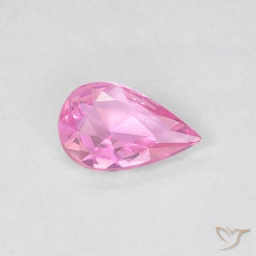 0.32 ct Purple Sapphire Stone, Natural Sapphire in Pear Facet Shape for Sale