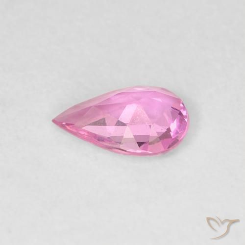 Sapphire Gemstone in 6 x 4 mm (calibrated) Size for Sale, Sapphire Stone in Purple-Pink Color