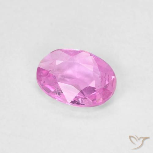 0.40 ct Purple Sapphire Stone, Natural Sapphire in Oval Facet Shape for Sale