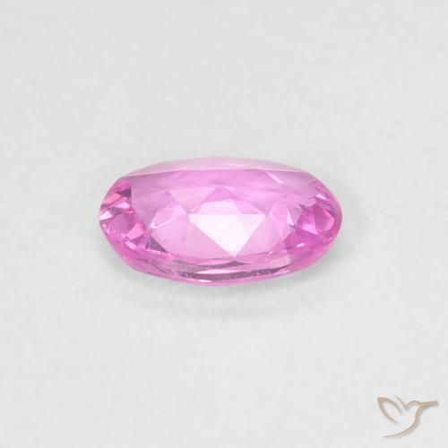 Sapphire Gemstone in 5.6 x 4 mm Size for Sale, Sapphire Stone in Purple-Pink Color