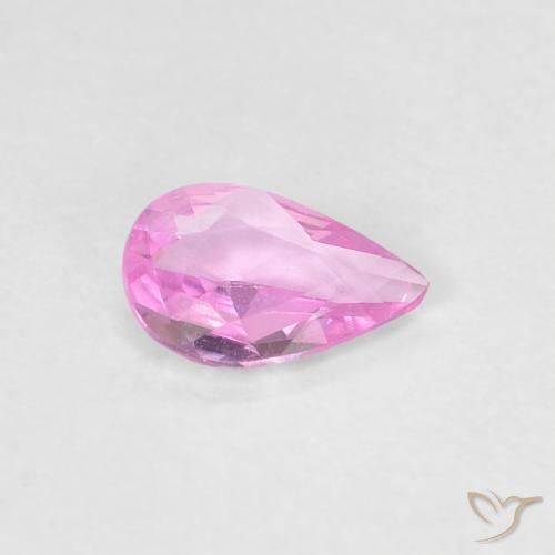 0.29 ct Purple Sapphire Stone, Natural Sapphire in Pear Facet Shape for Sale