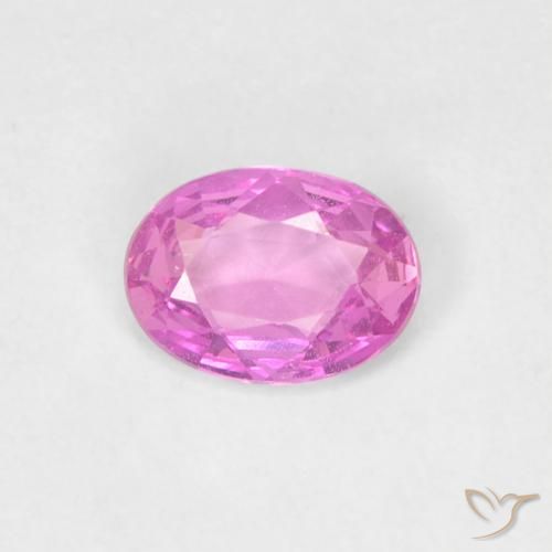Zaffiro viola da 0,37 ct, taglio ovale da 5,6 x 4,1 mm, proveniente dal Madagascar, Photo A