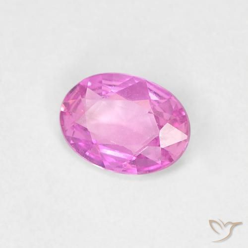 0.37 ct Purple Sapphire Stone, Natural Sapphire in Oval Facet Shape for Sale