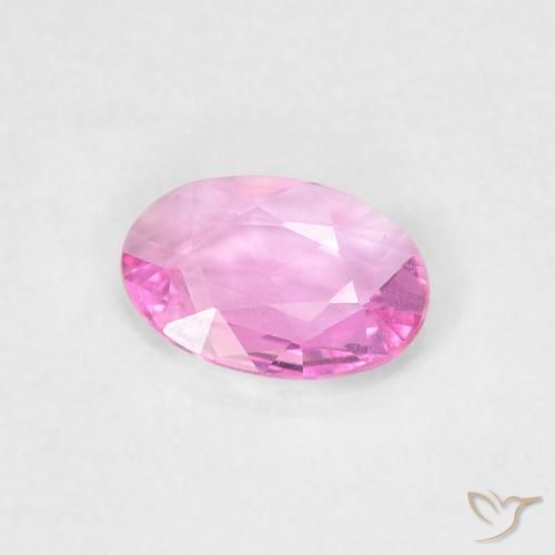 0.34 ct Purple Sapphire Stone, Natural Sapphire in Oval Facet Shape for Sale