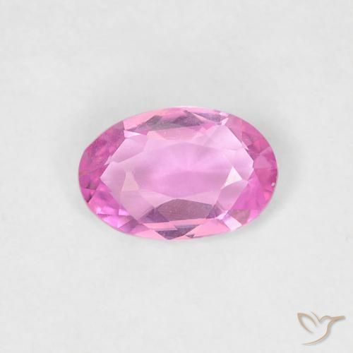 0.39ct Natural Bright Pinkish Purple Sapphire, Oval, VVS