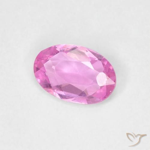 0.39 ct Purple Sapphire Stone, Natural Sapphire in Oval Facet Shape for Sale